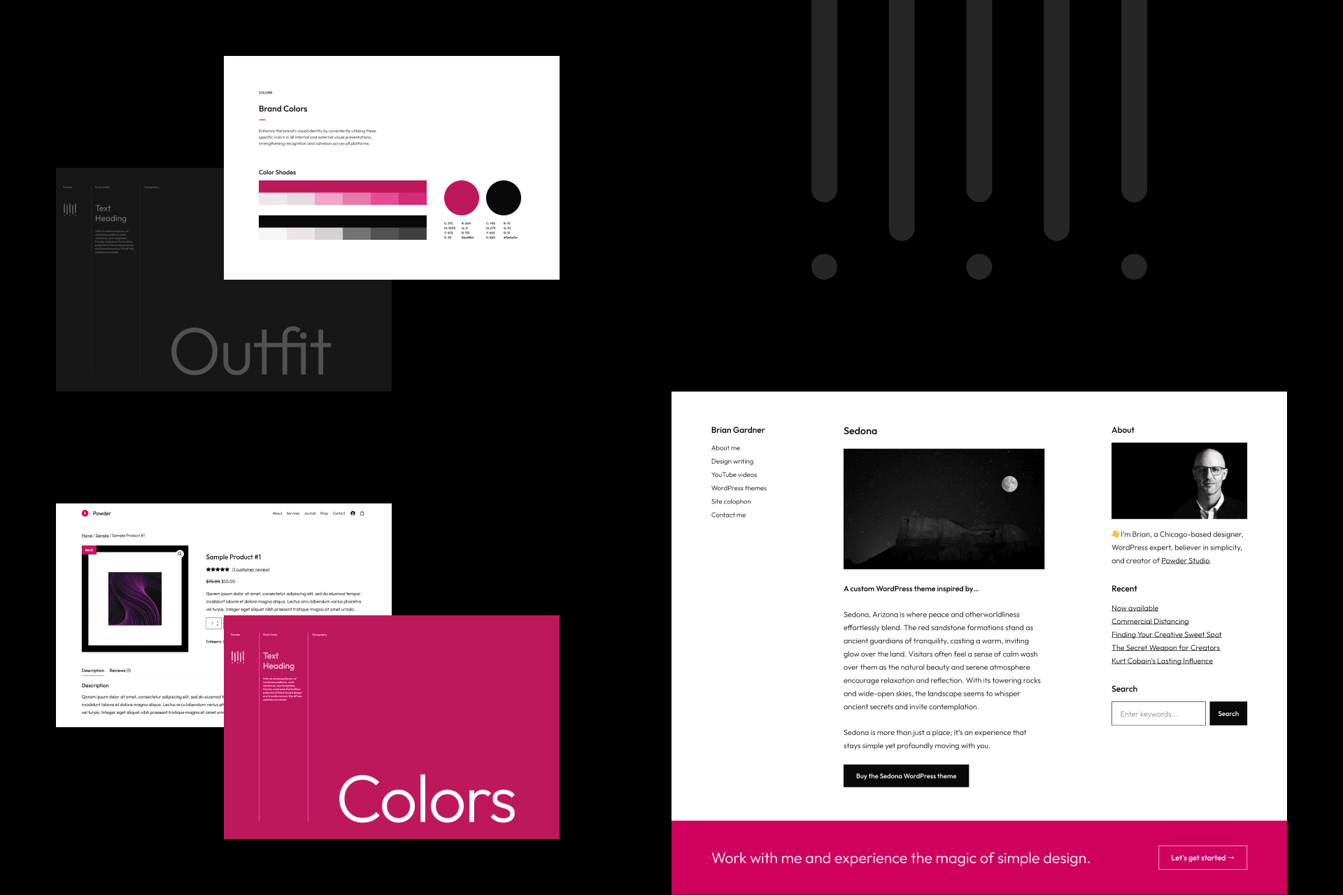 Brian Gardner design examples