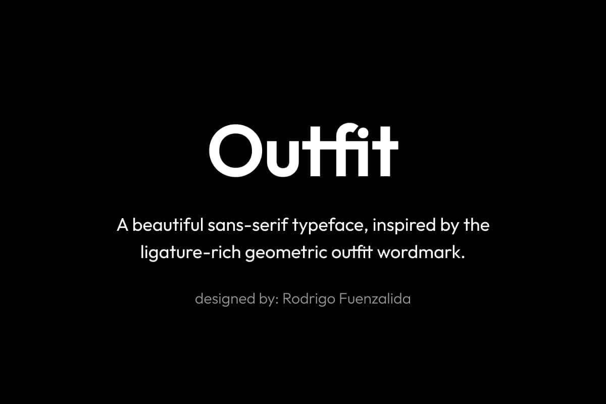 Outfit Google Font