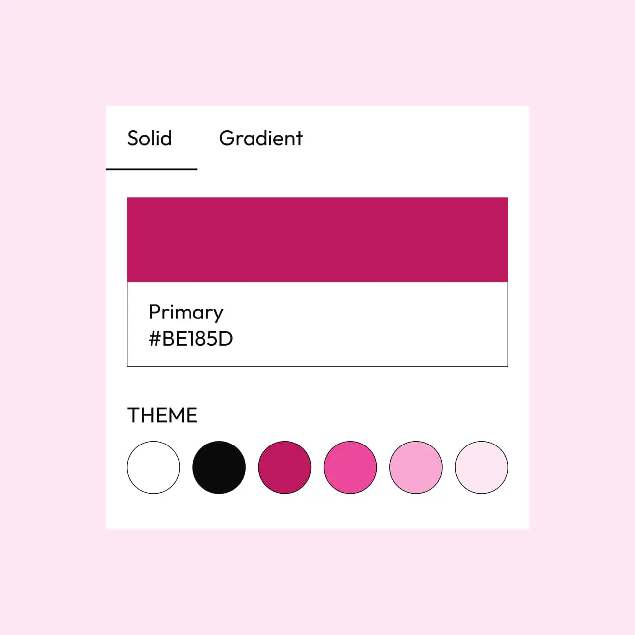 Powder WordPress theme Pink style variation color palette