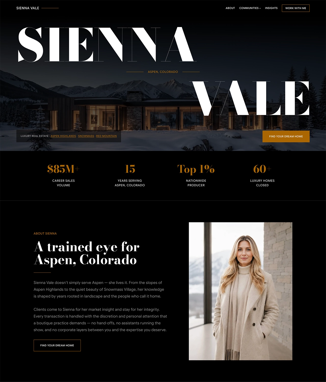 Sienna Vale demo site example